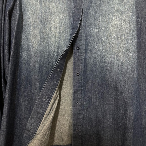 LANE BRYANT Denim Blouse - Picture 4 of 7